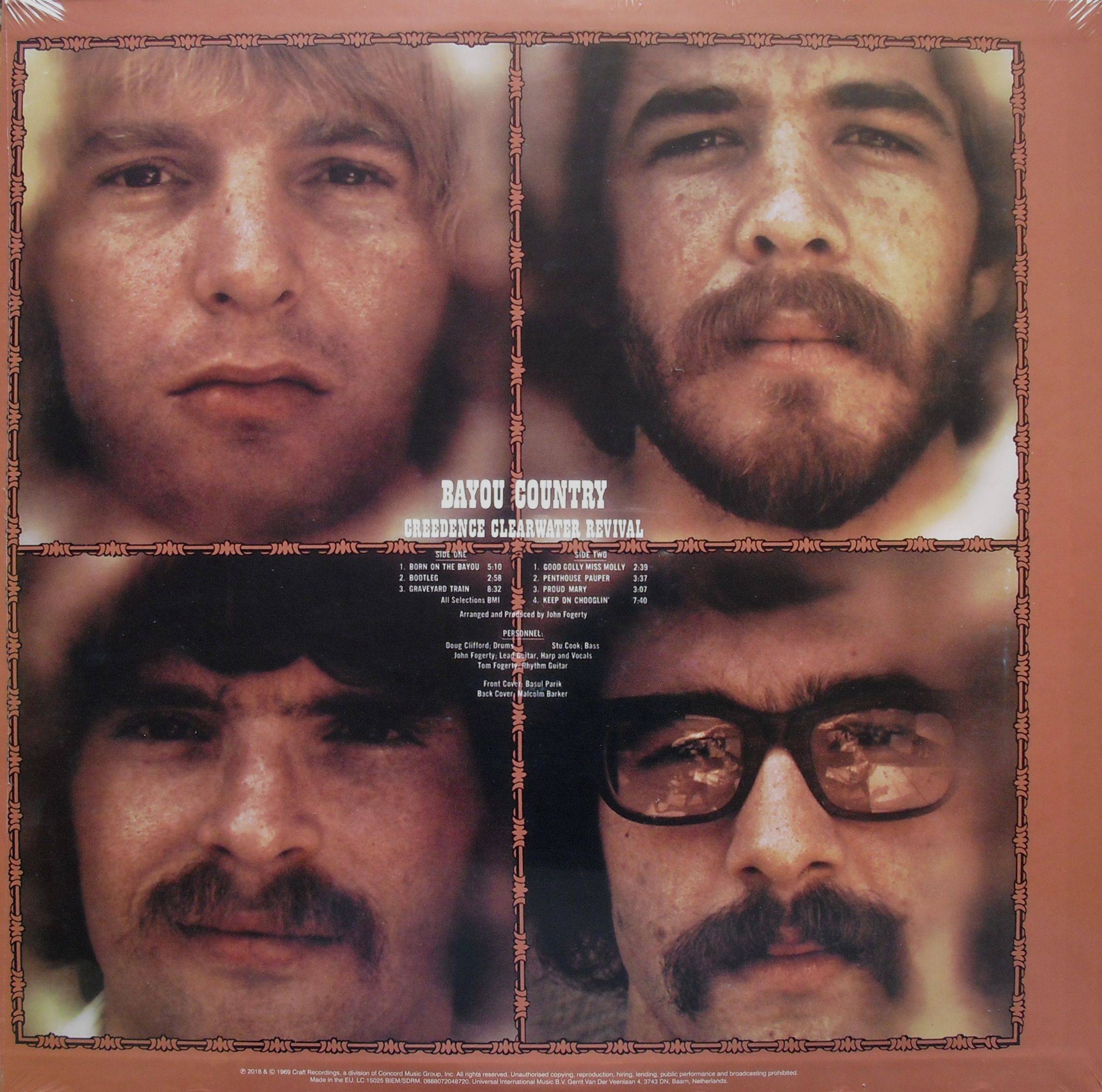 Creedence Clearwater Revival Bayou Country : LP Back